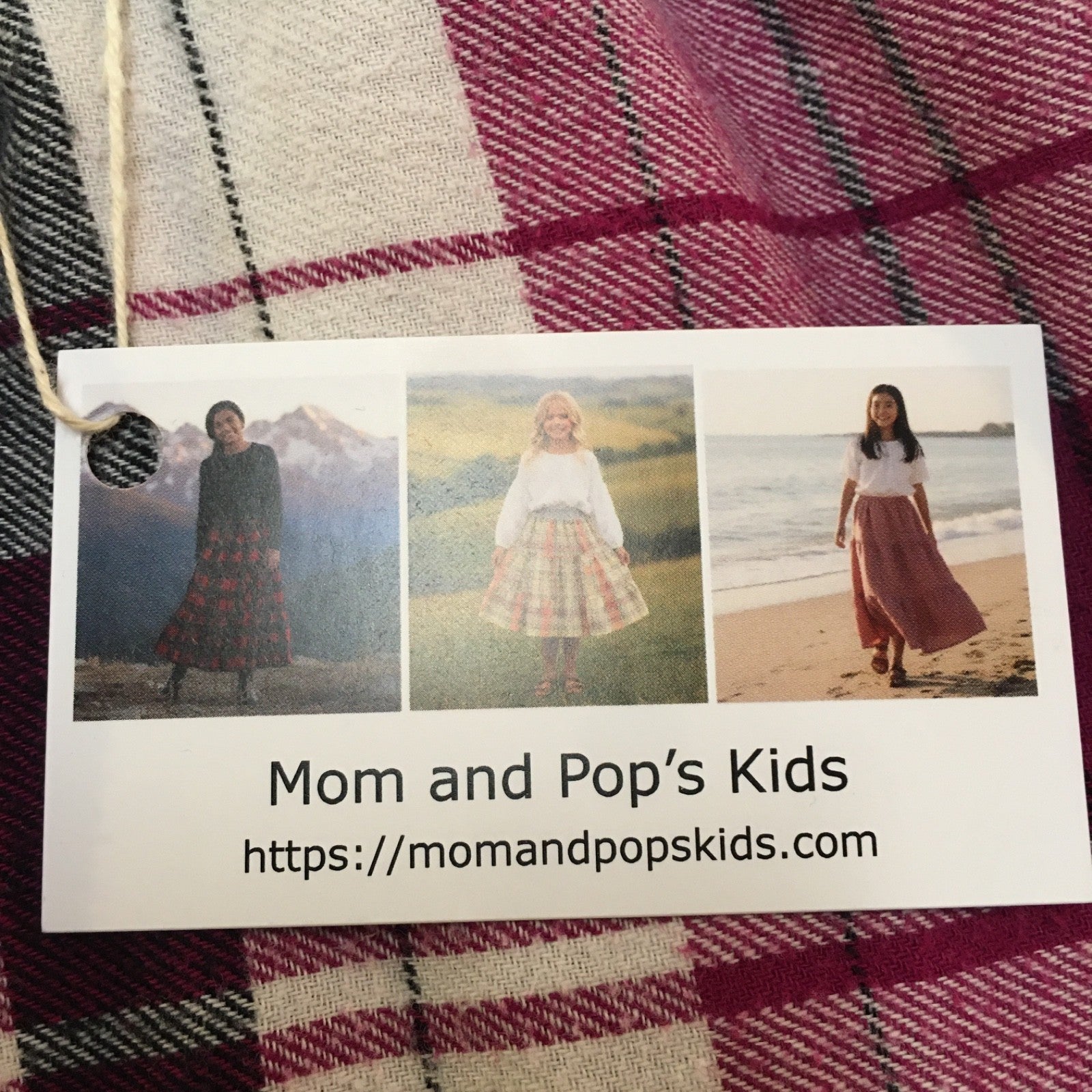 Midi Flannel Plaid Skirt (4)