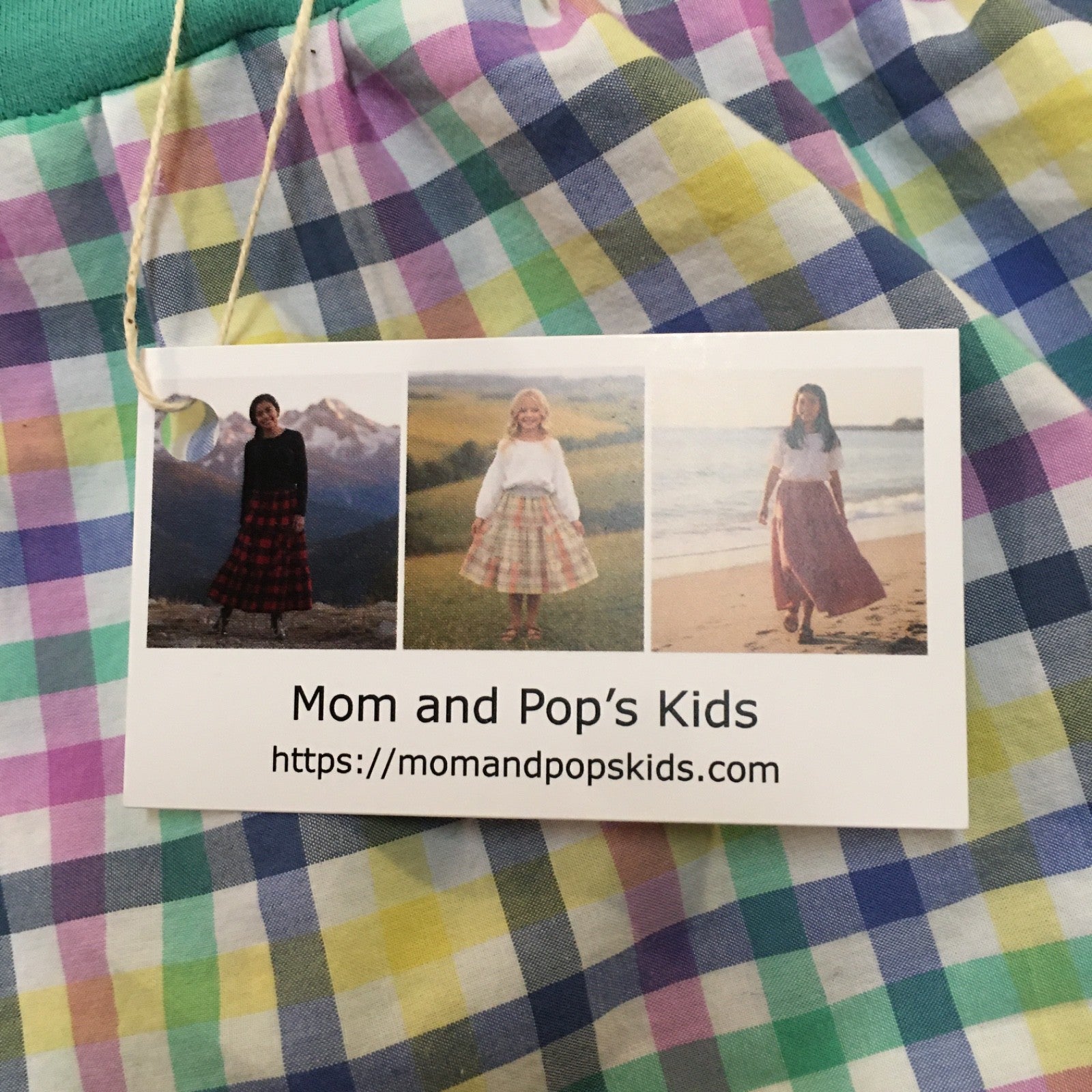 Midi Cotton Checkered Skirt (6)