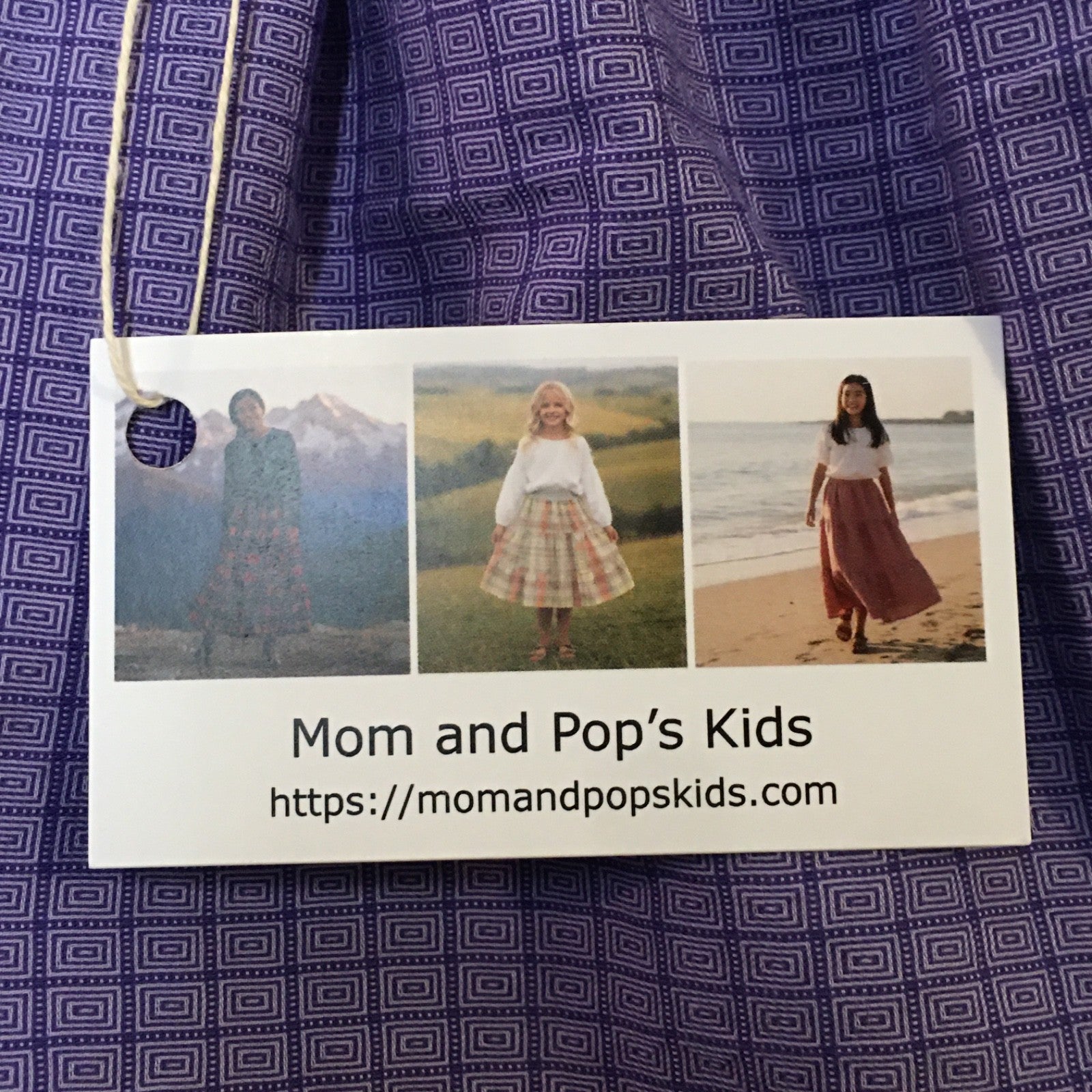 Maxi Cotton Geometric Skirt (10-12)