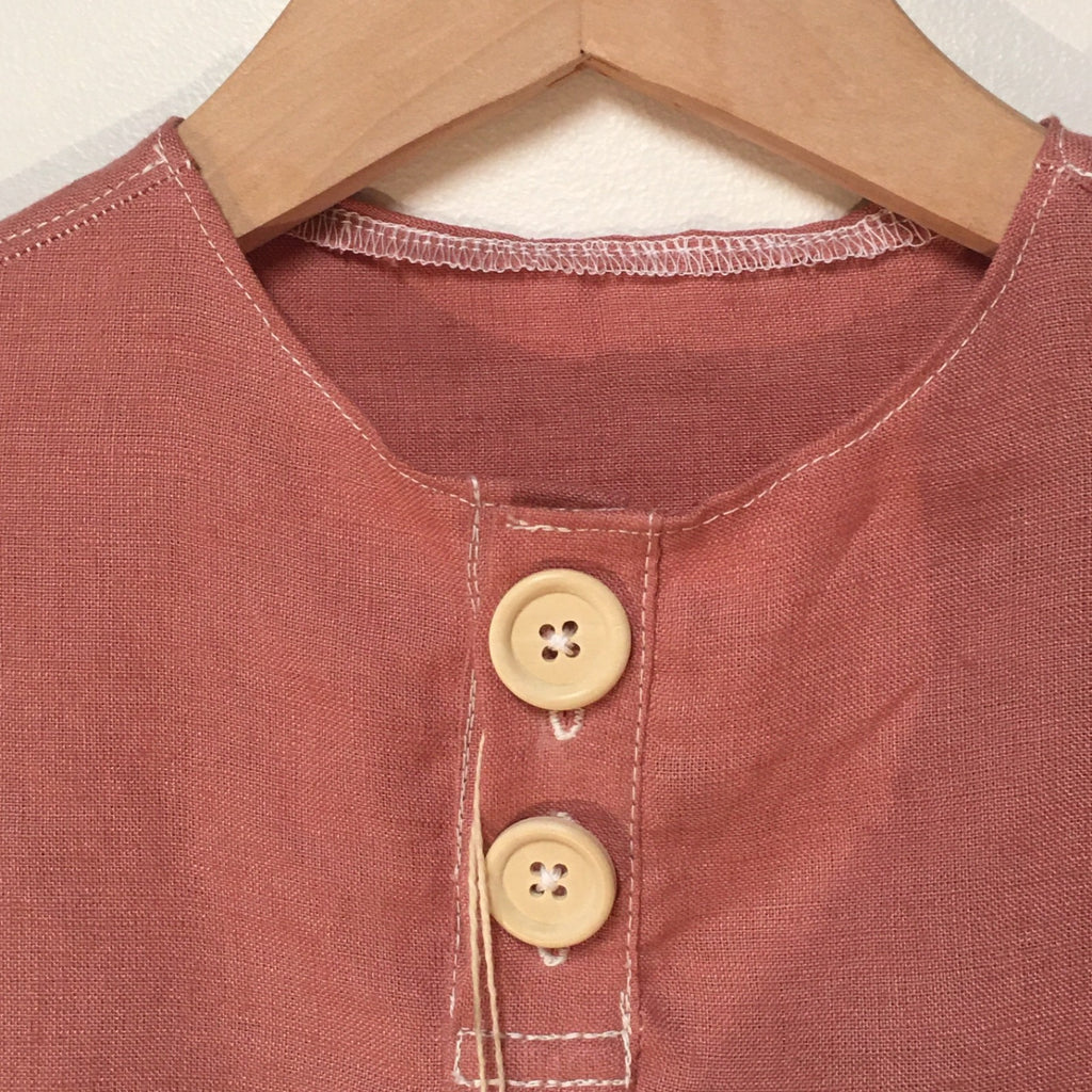 100% Linen Nightgown Baby (6M)