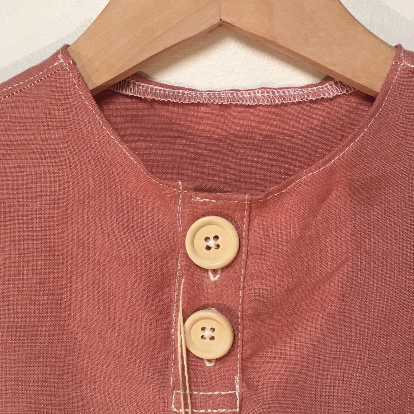 100% Linen Nightgown Baby (6M)