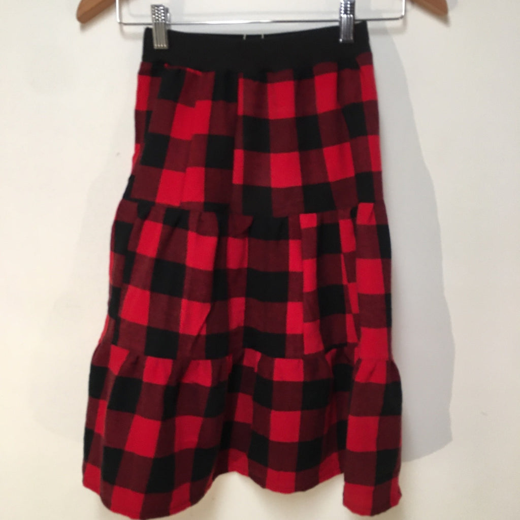Maxi Flannel Plaid Skirt (5-6)