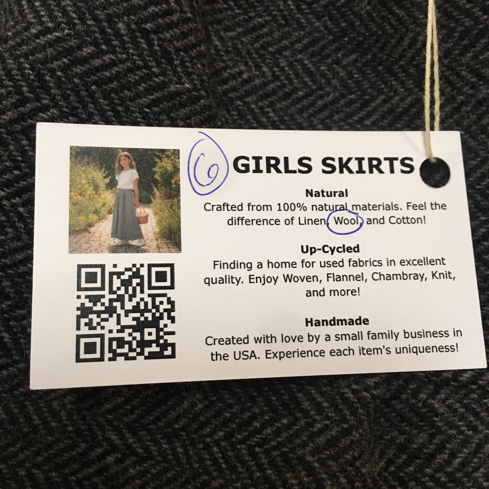 Midi Wool Geometric Skirt (6)