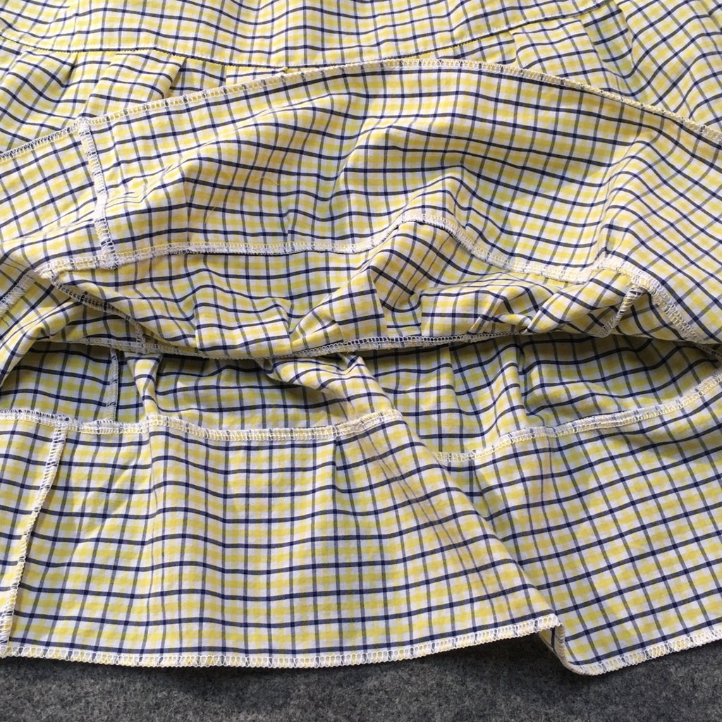 Maxi Cotton Plaid Skirt (4)