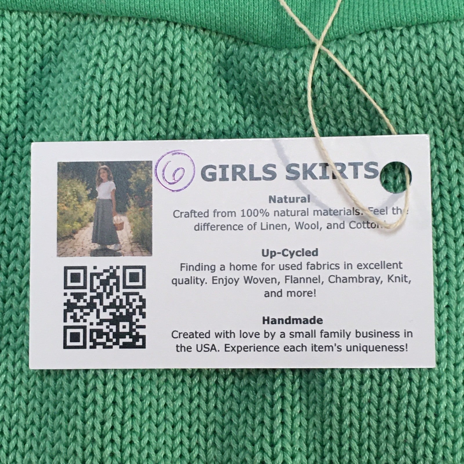 Midi Knit Green Skirt (6)