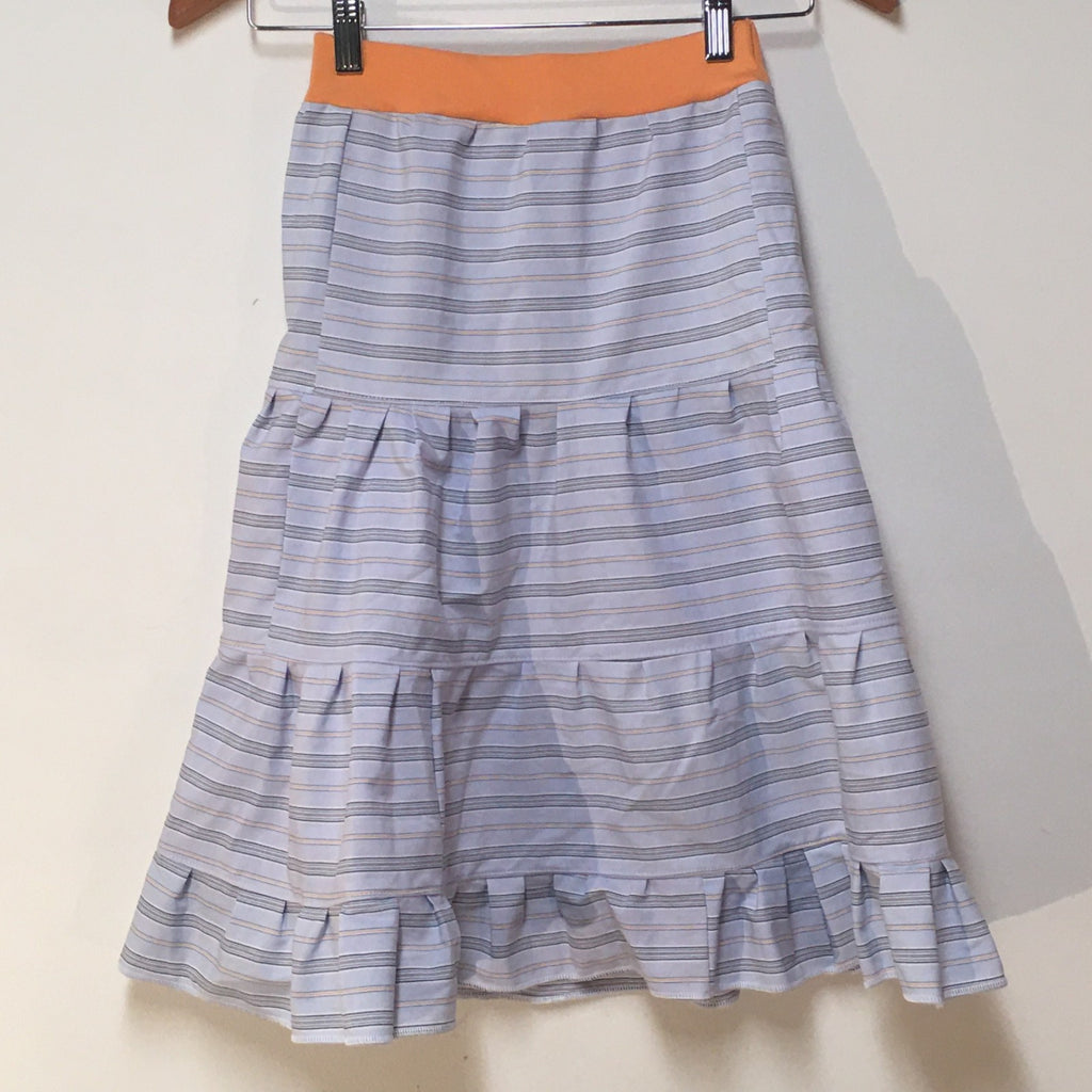 Midi Cotton Striped Skirt (6-7)