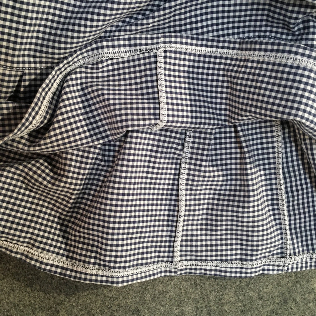 Maxi Cotton Checkered Skirt (3)