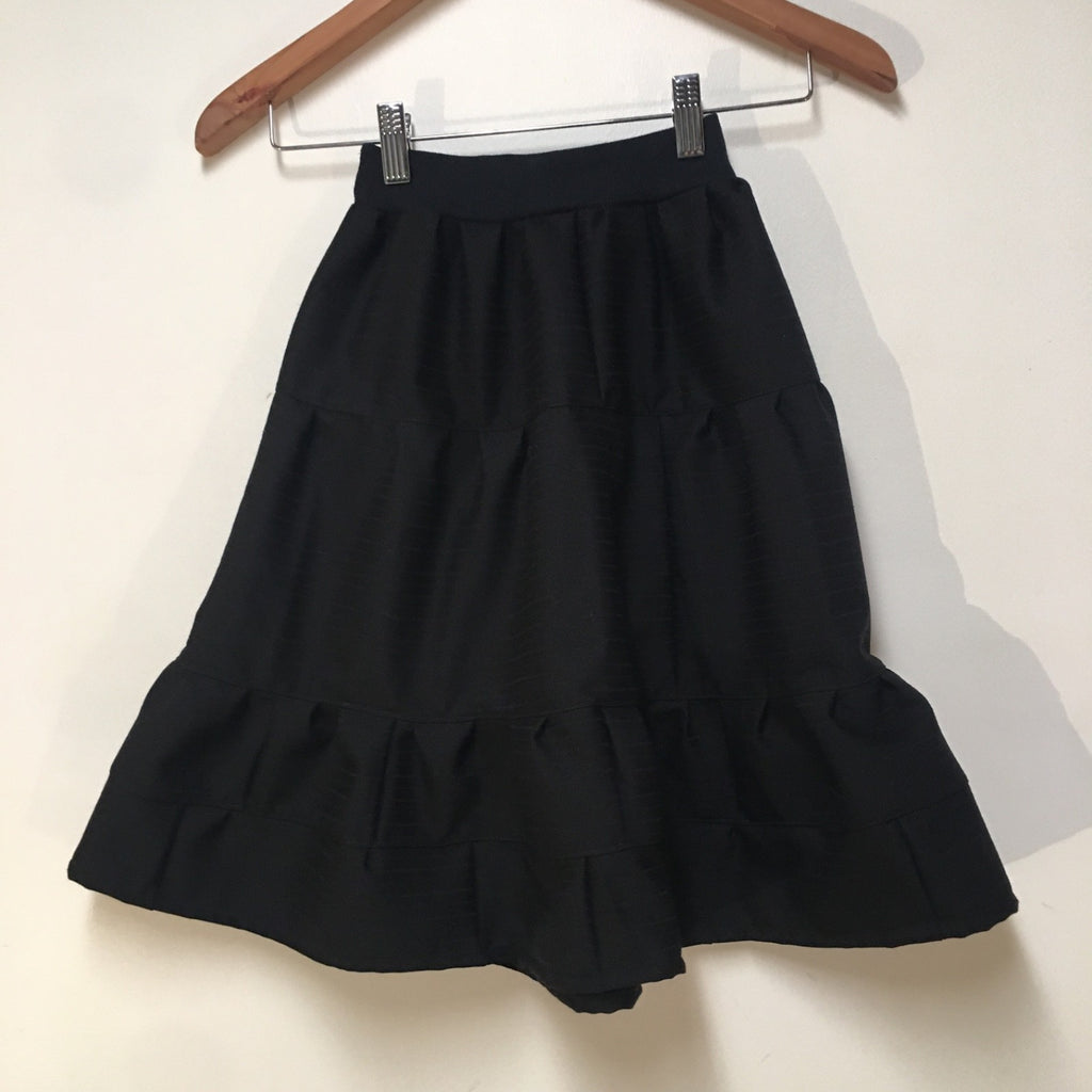 Maxi Wool Striped Skirt (2)