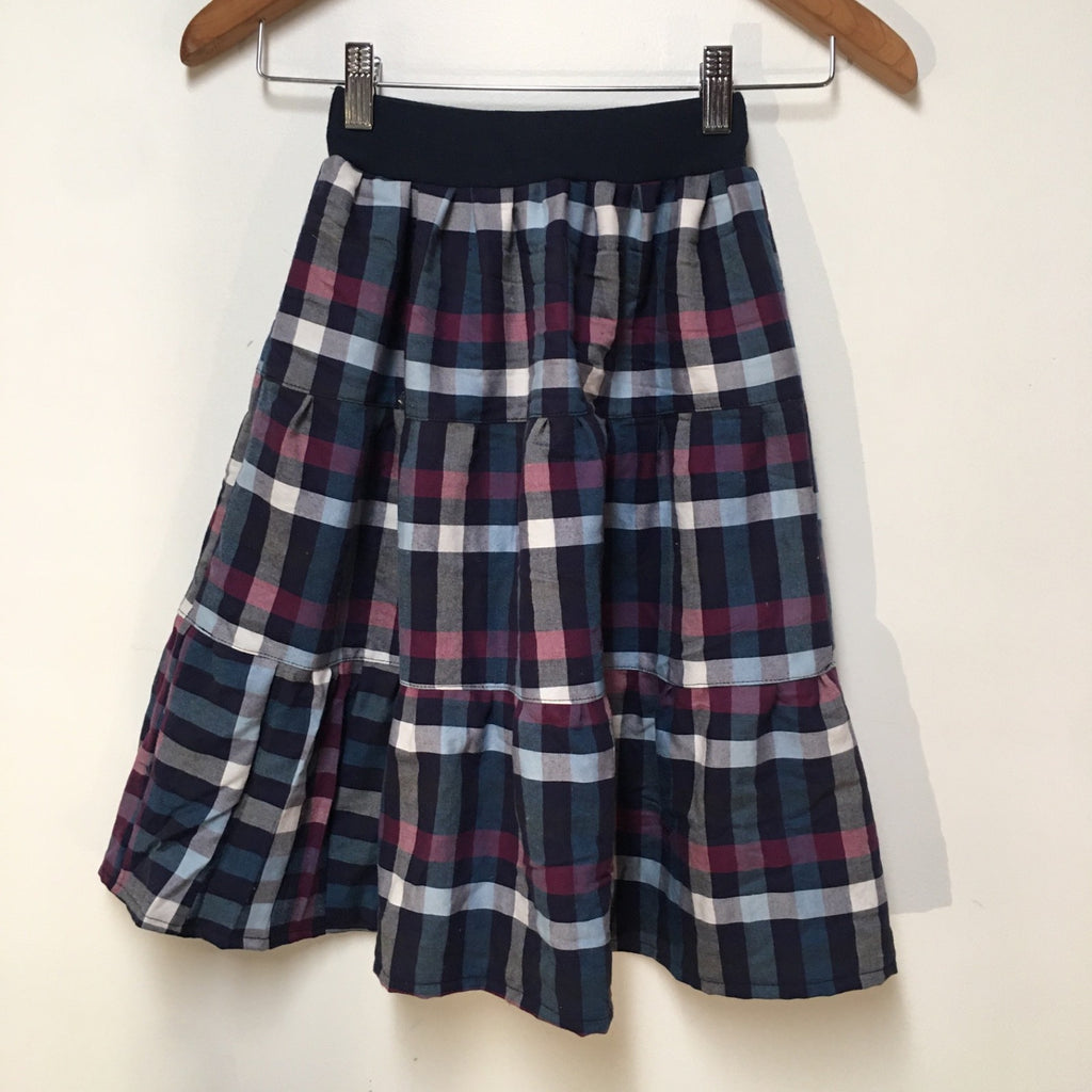 Maxi Flannel Checkered Skirt (4-5)