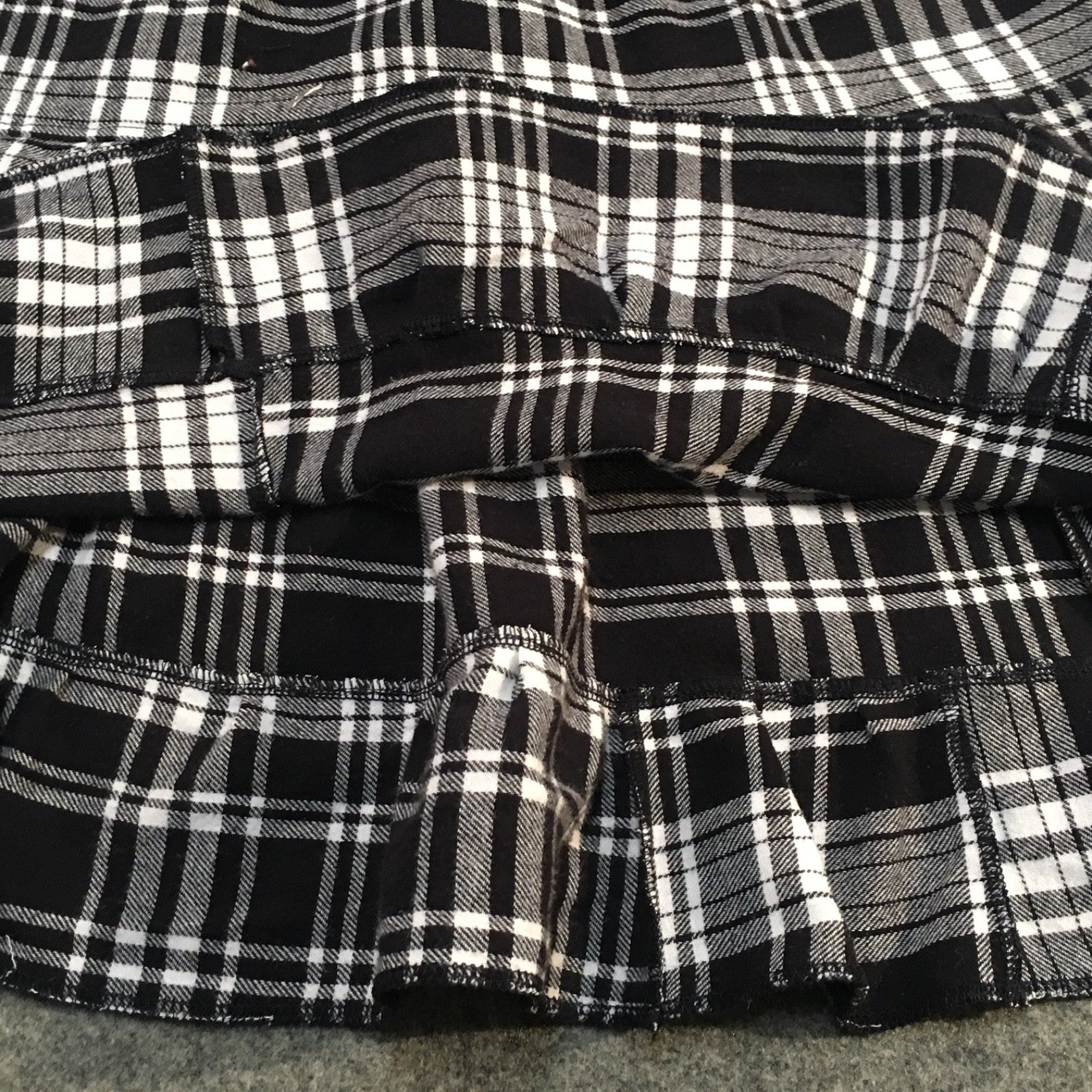 Maxi Flannel Plaid Skirt (6)