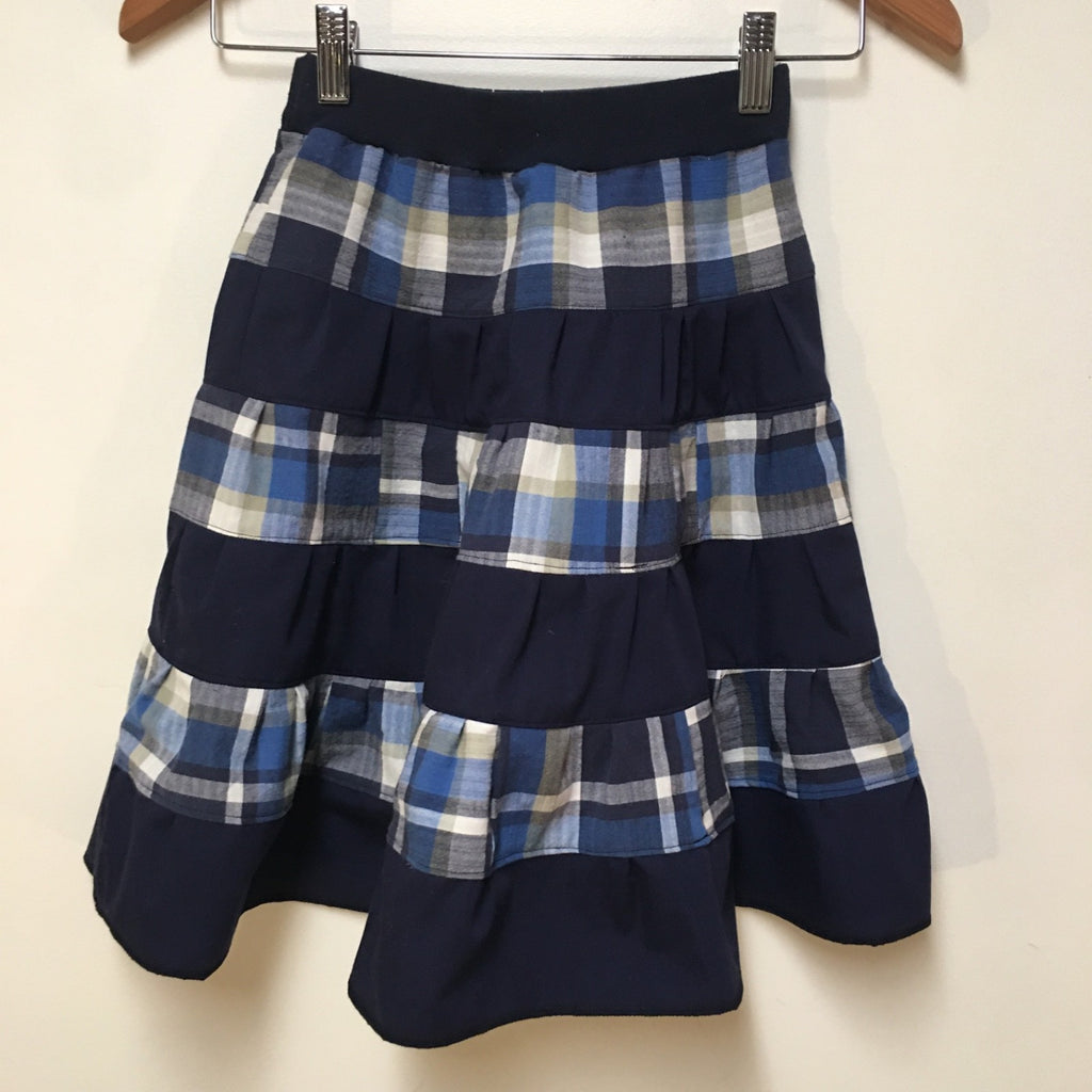 Midi Cotton Patchwork Skirt (5)