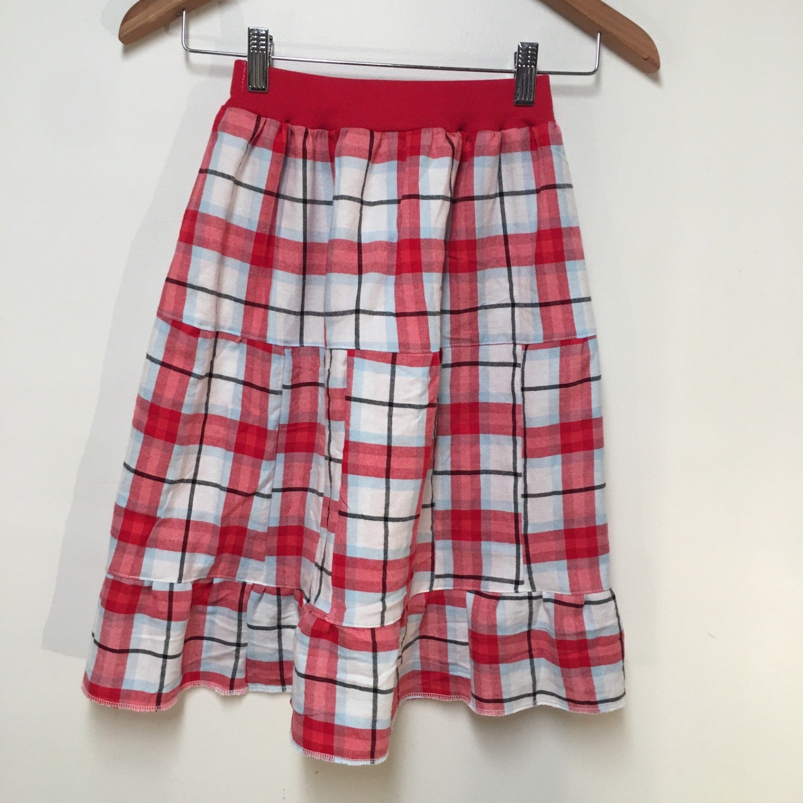 Maxi Flannel Plaid Skirt (5-6)