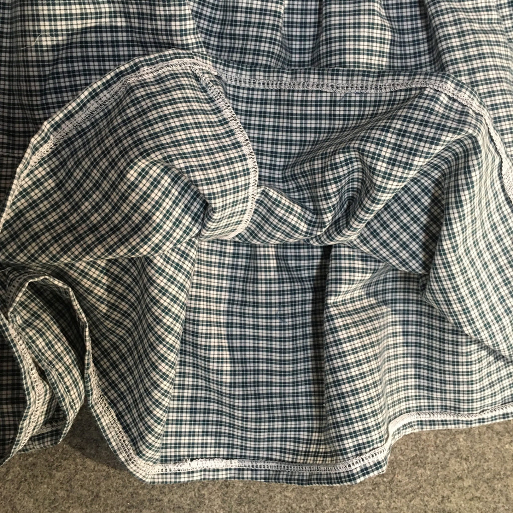 Maxi Cotton Plaid Skirt (2)