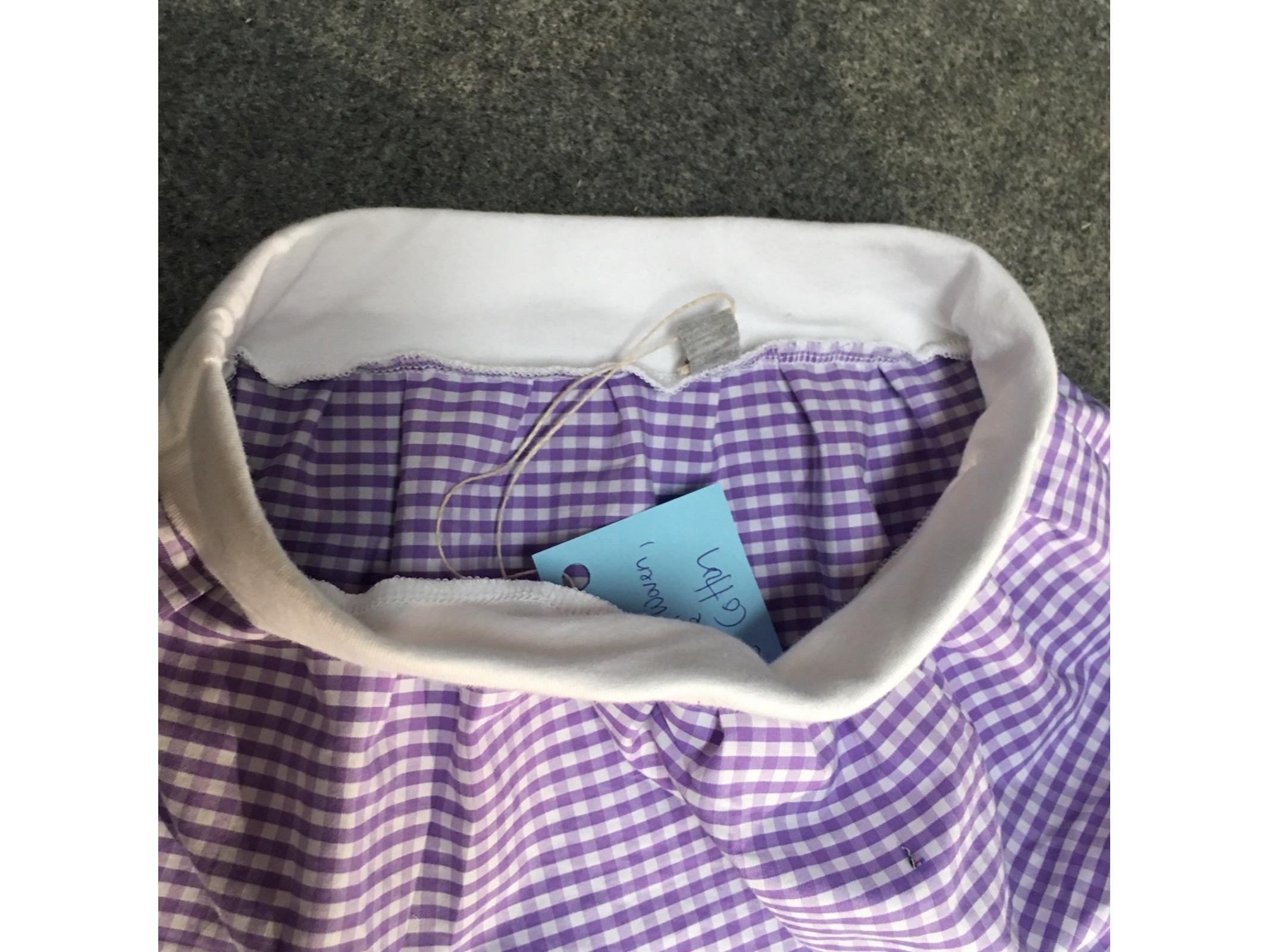 Maxi Cotton Checkered Skirt (4)