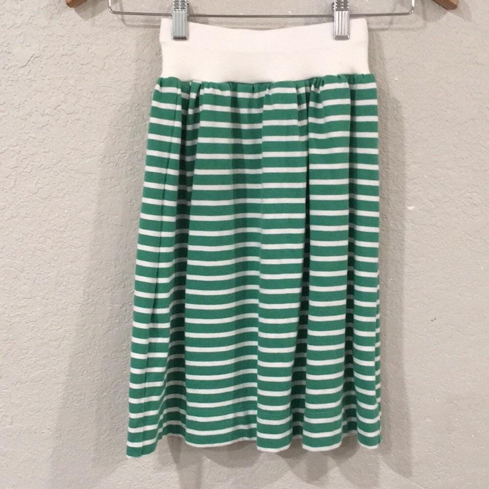 Midi Knit Striped Skirt (4)