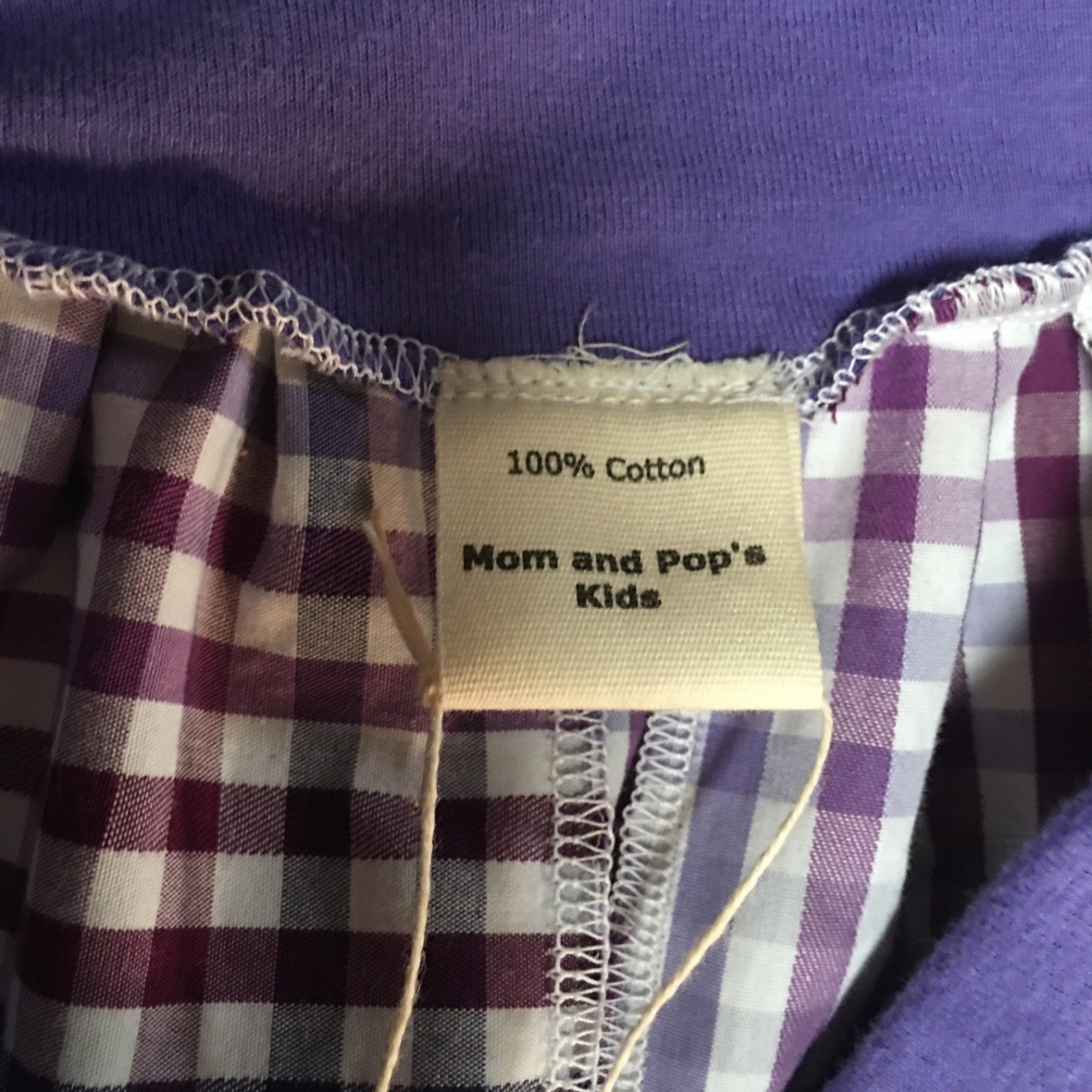 Midi Cotton Checkered Skirt (6-7)