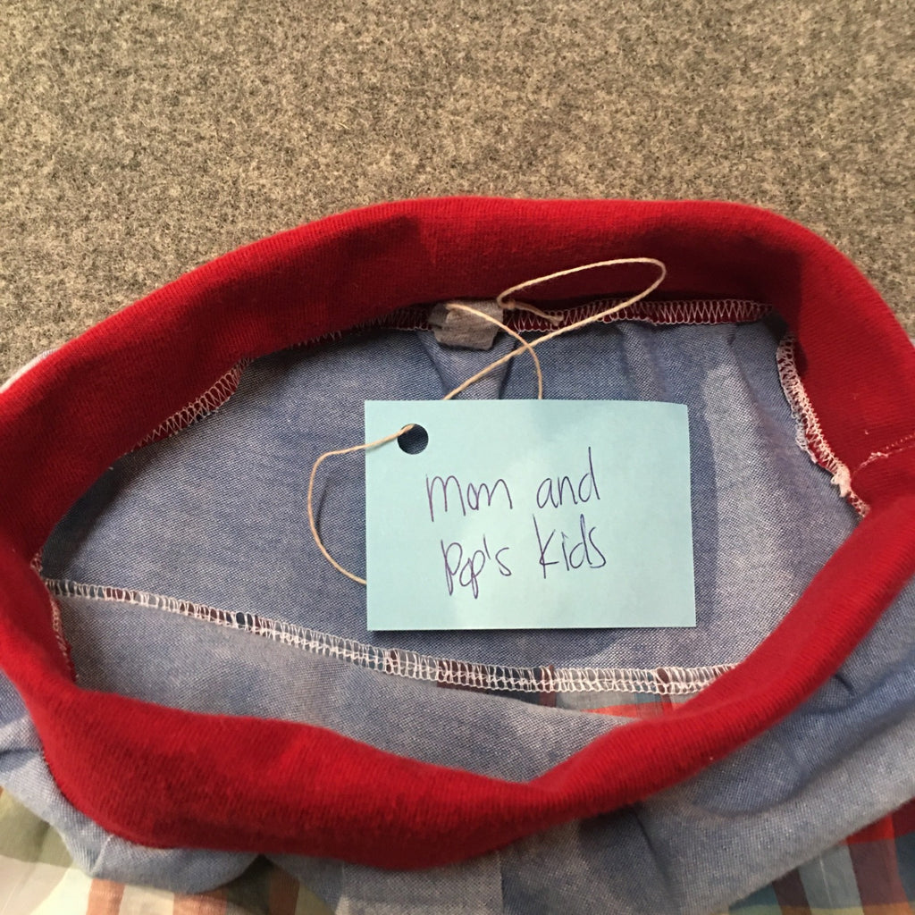 Midi Chambray Patchwork Skirt (2-3)