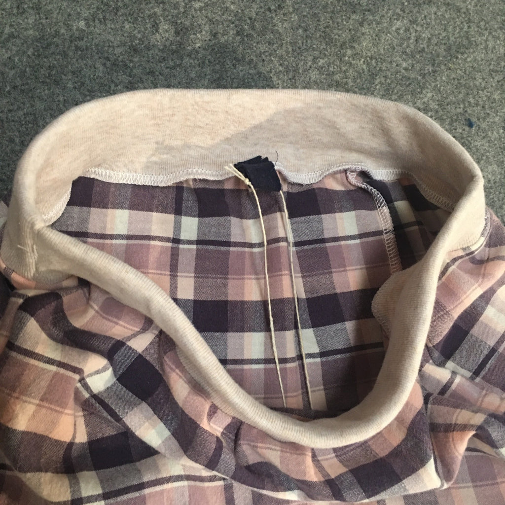 Maxi Cotton Plaid Skirt (5)