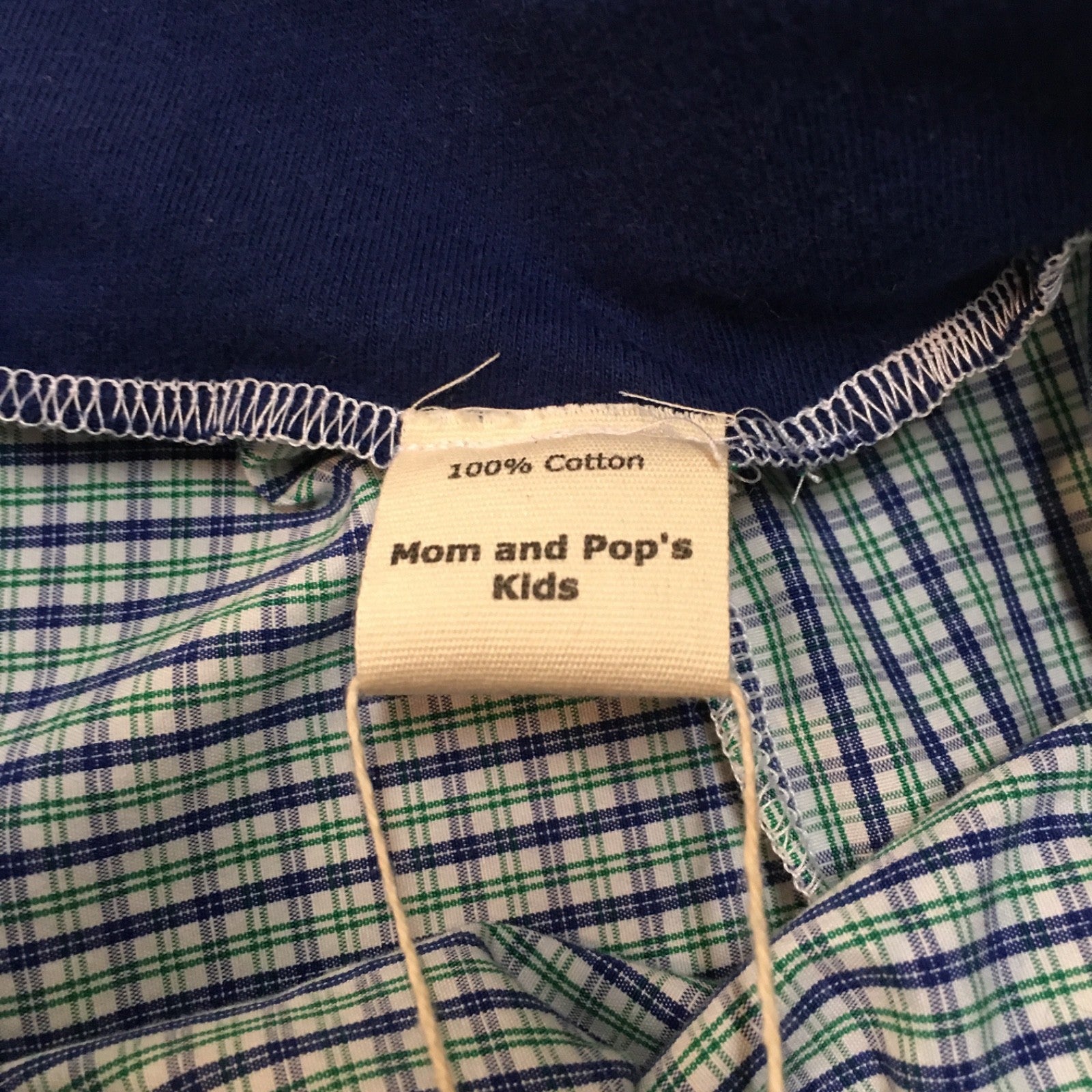 Midi Cotton Plaid Skirt (10-12)