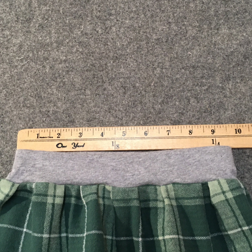 Maxi Flannel Plaid Skirt (5)