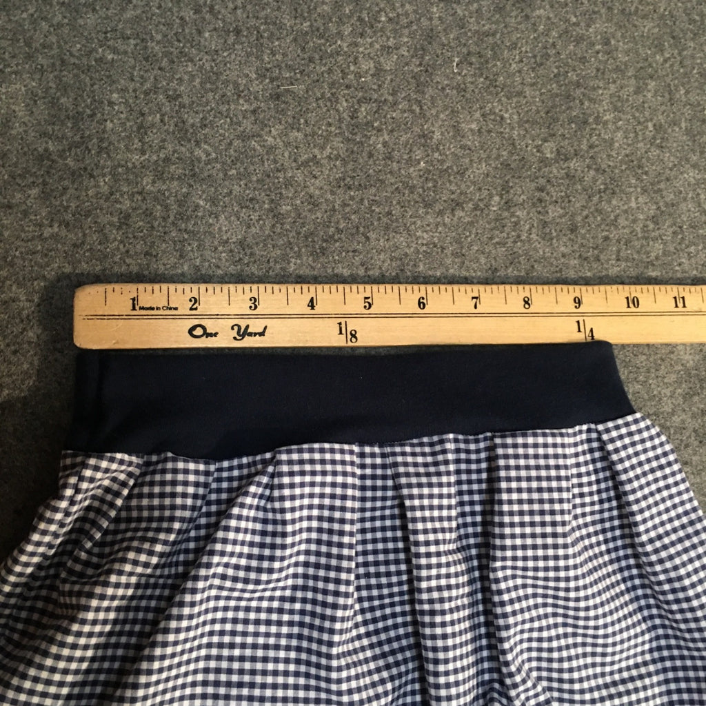 Maxi Cotton Checkered Skirt (3)