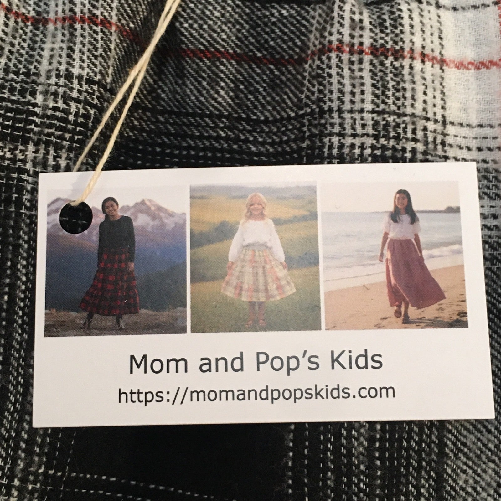 Maxi Flannel Plaid Skirt (6)