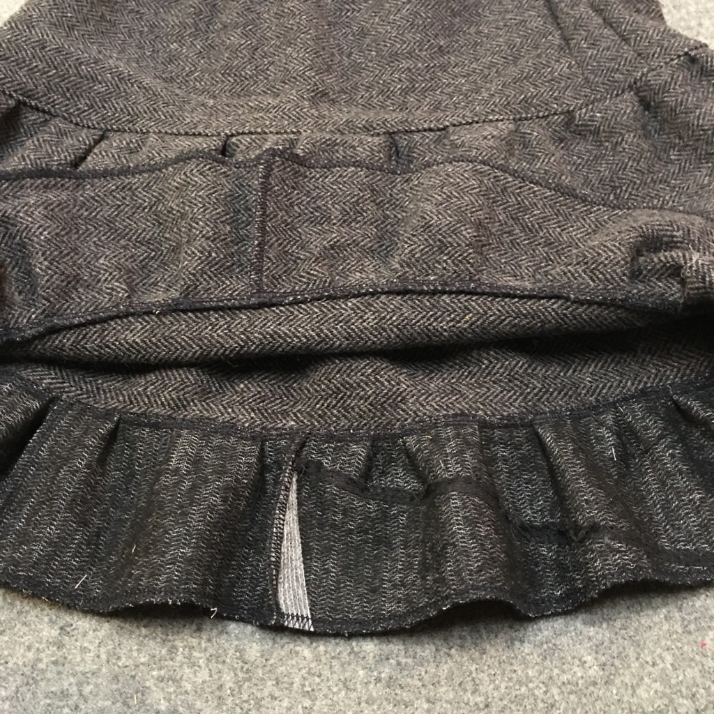 Midi Wool Geometric Skirt (6)