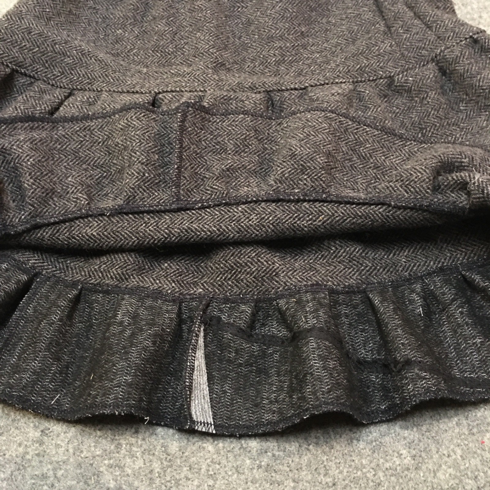 Midi Wool Geometric Skirt (6)