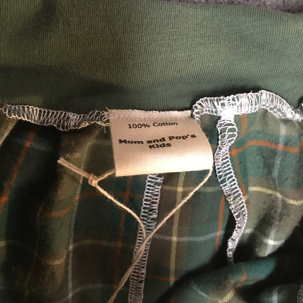 Midi Flannel Plaid Skirt (6)