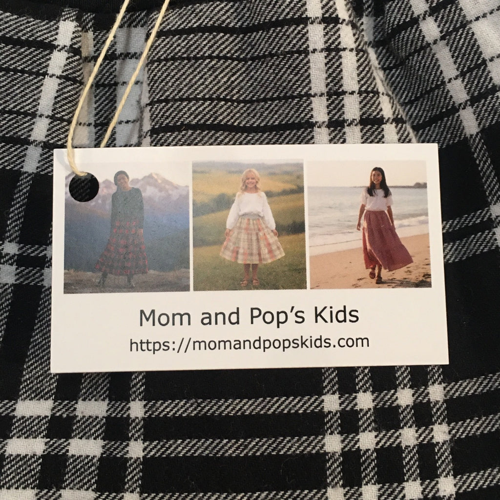 Maxi Flannel Plaid Skirt (6)