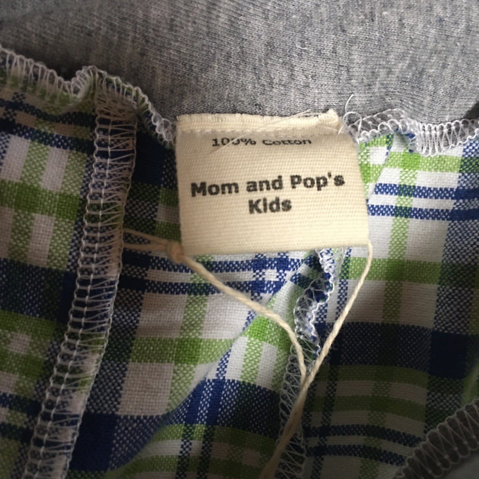 Midi Cotton Plaid Skirt (6-7)