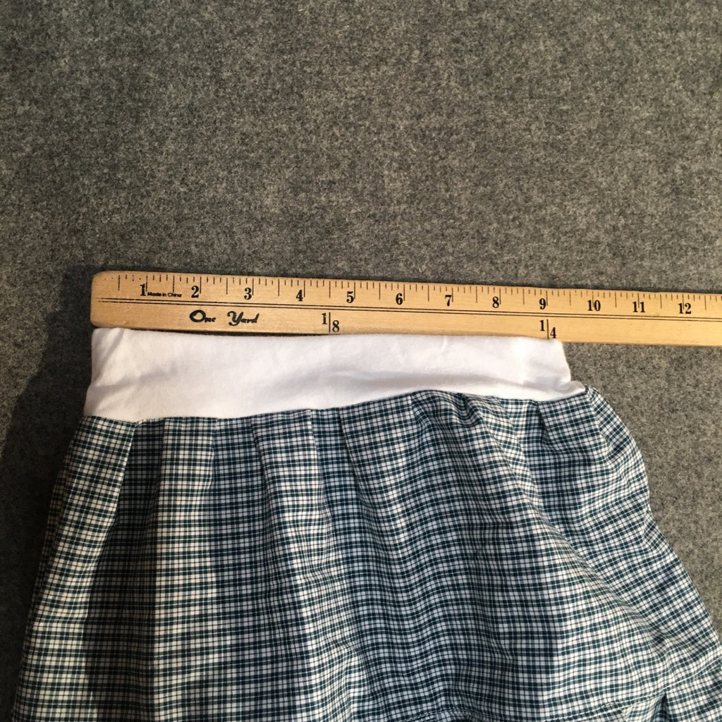 Maxi Cotton Plaid Skirt (2)
