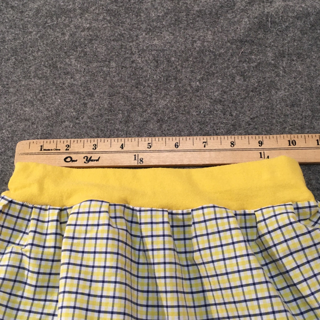 Maxi Cotton Plaid Skirt (4)