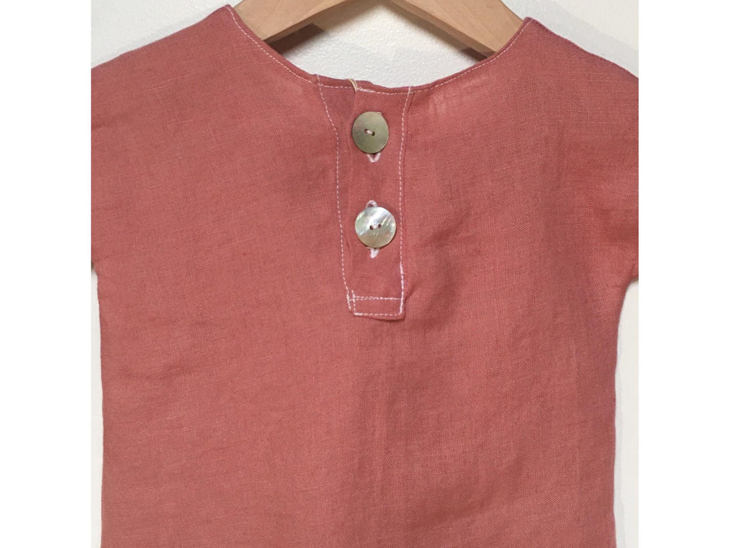 100% Linen Nightgown Baby (0-3M)