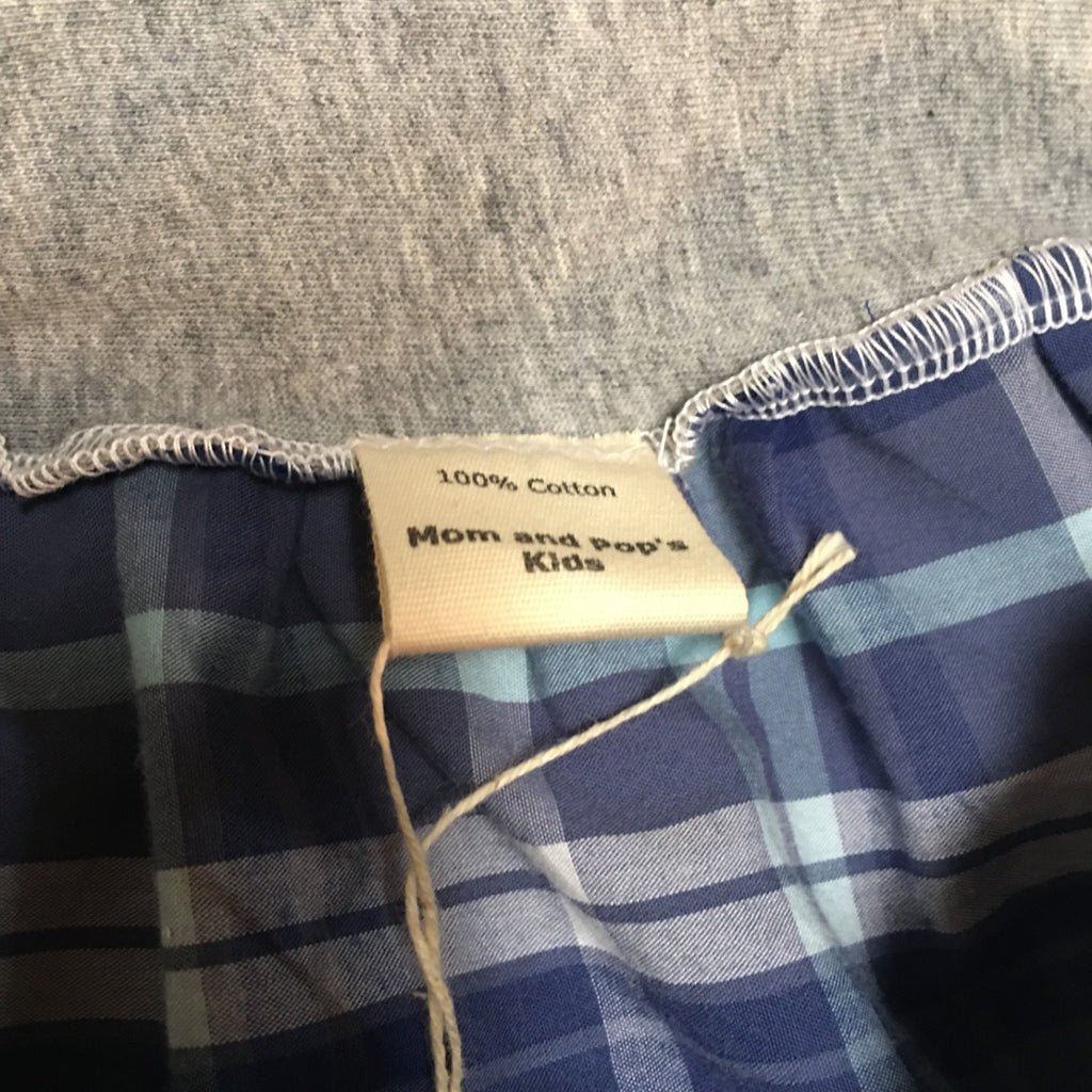 Maxi Cotton Plaid Skirt (6-7)
