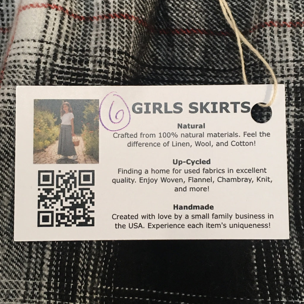 Maxi Flannel Plaid Skirt (6)