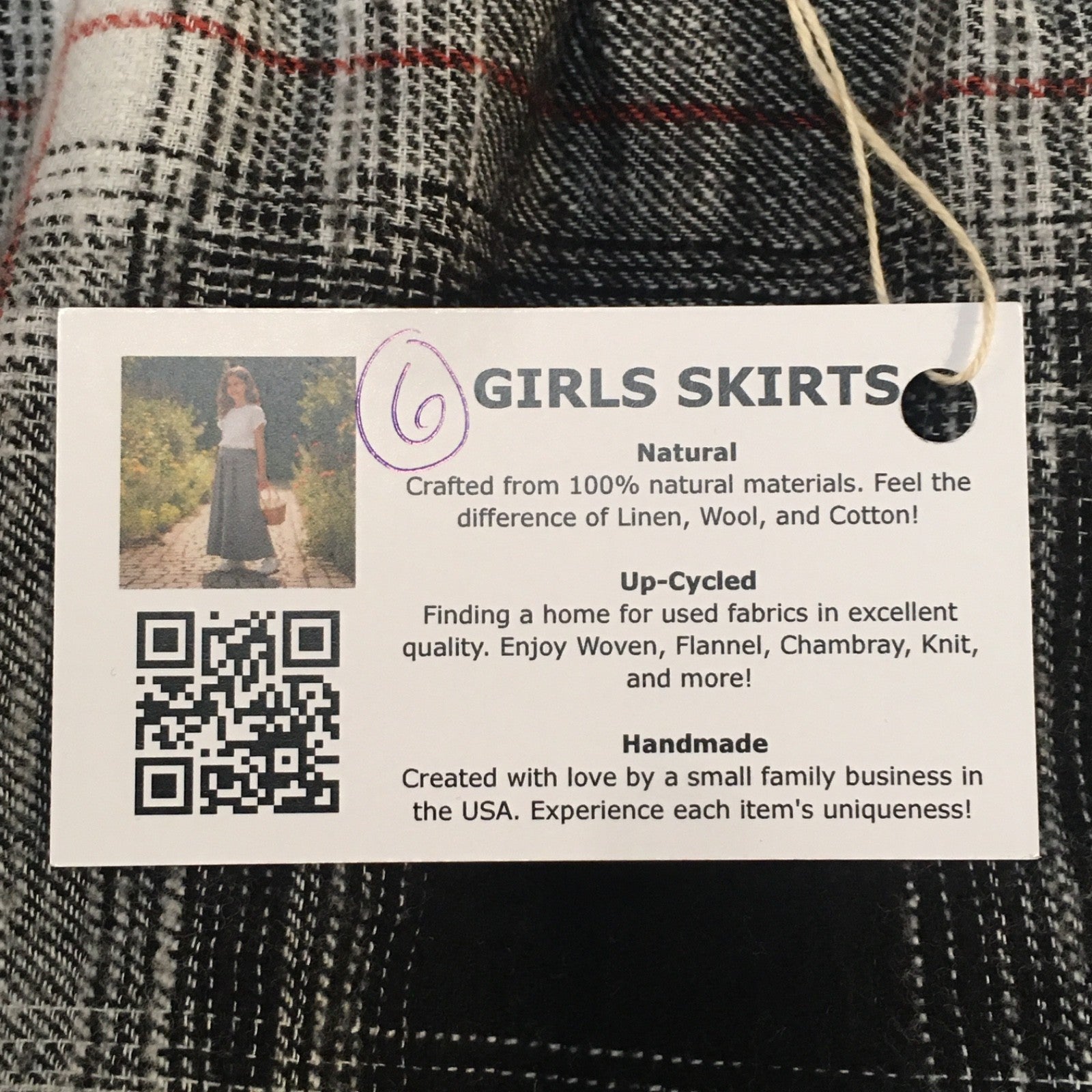 Maxi Flannel Plaid Skirt (6)