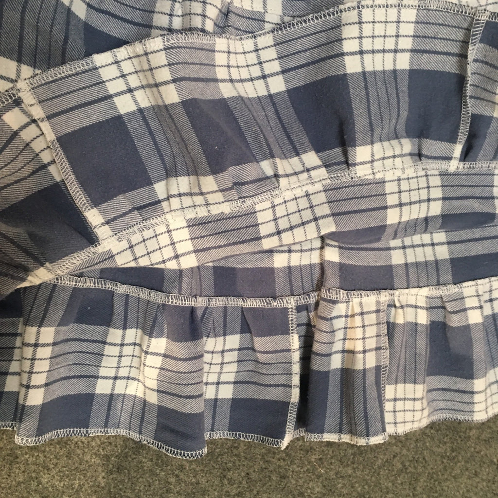 Midi Flannel Plaid Skirt (2-3)