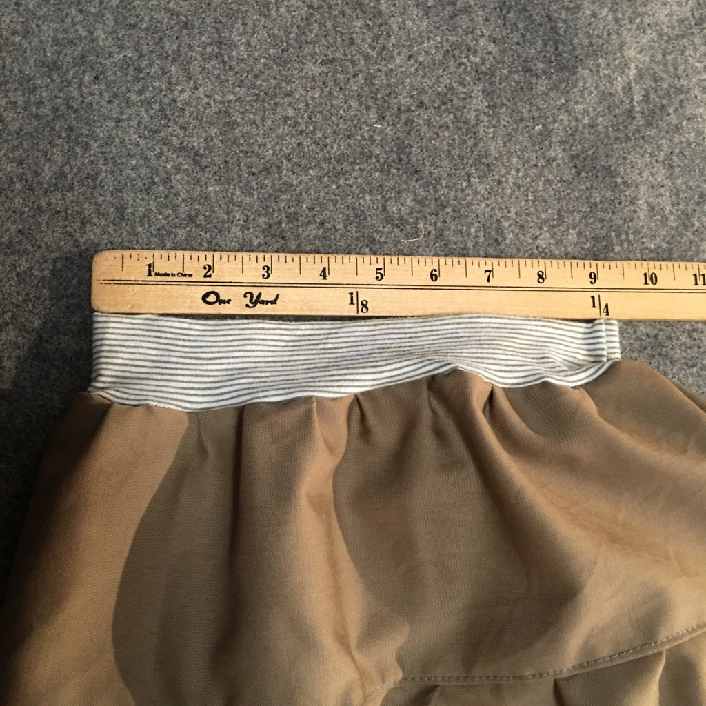 Midi Wool Beige Skirt (3)