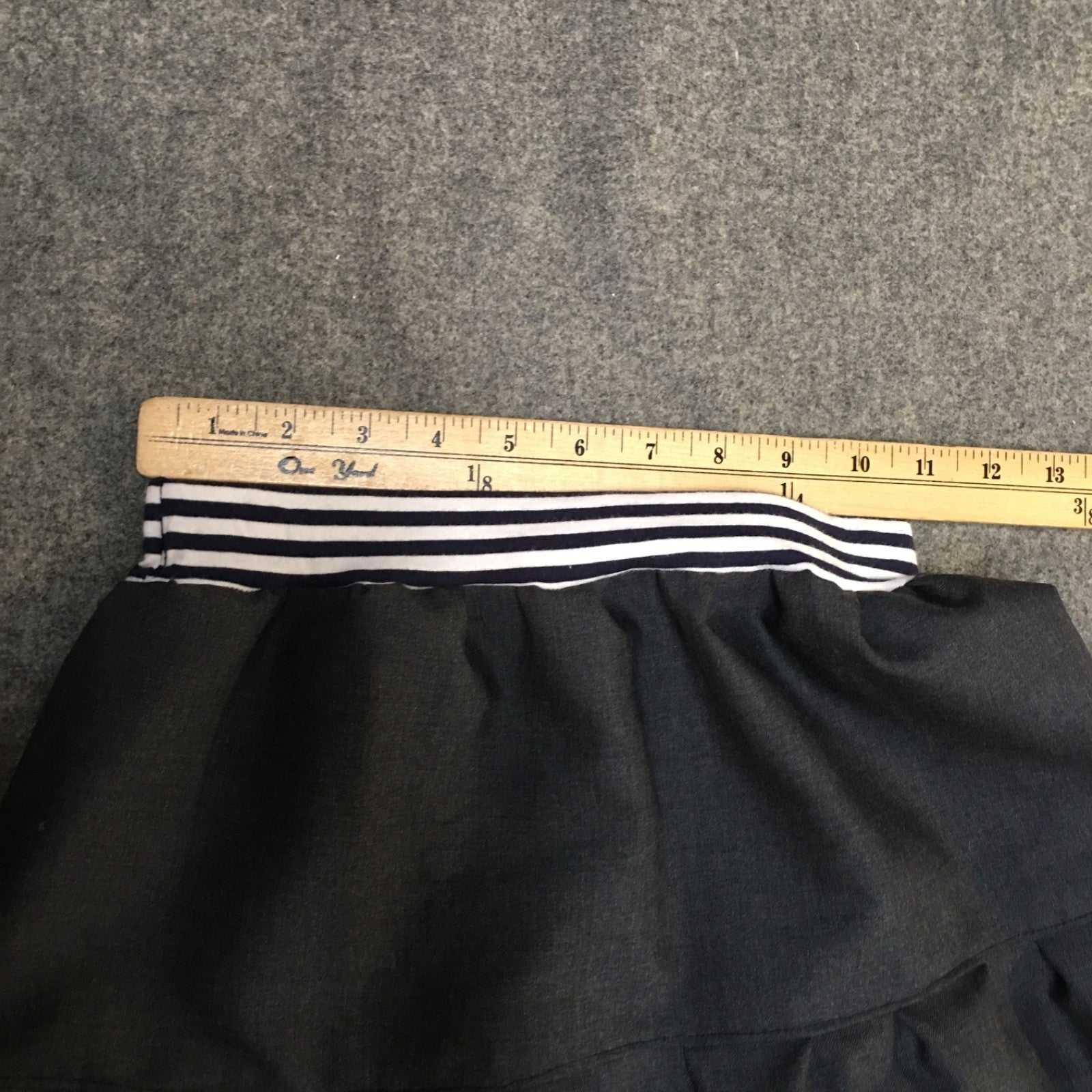 Midi Wool Gray Skirt (8)