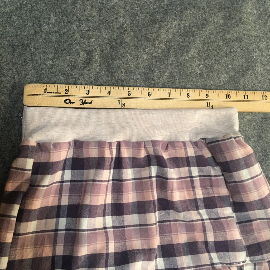 Maxi Cotton Plaid Skirt (5)