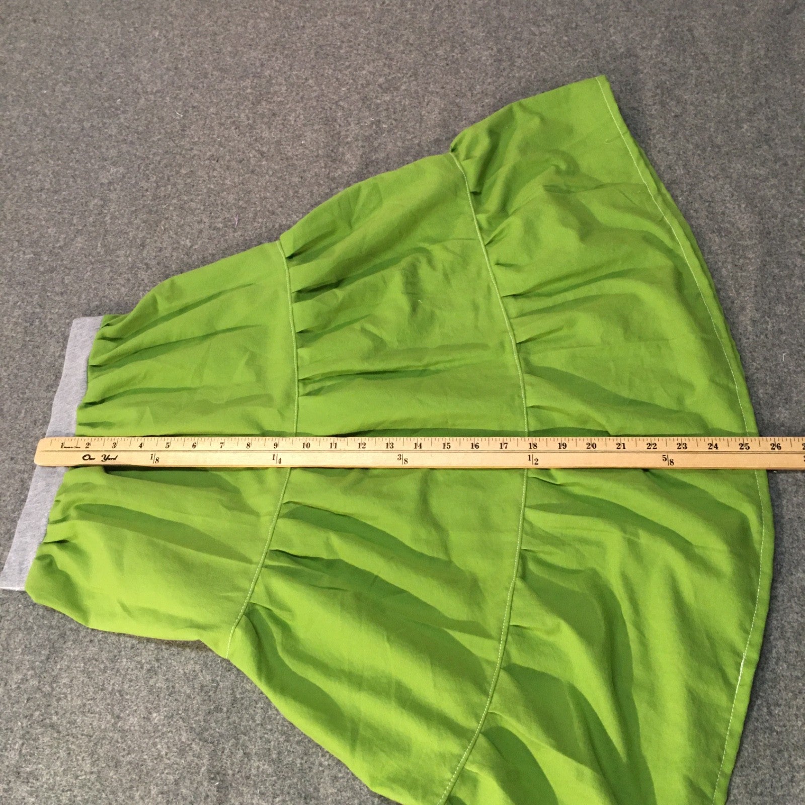 Maxi Cotton Green Skirt (8)