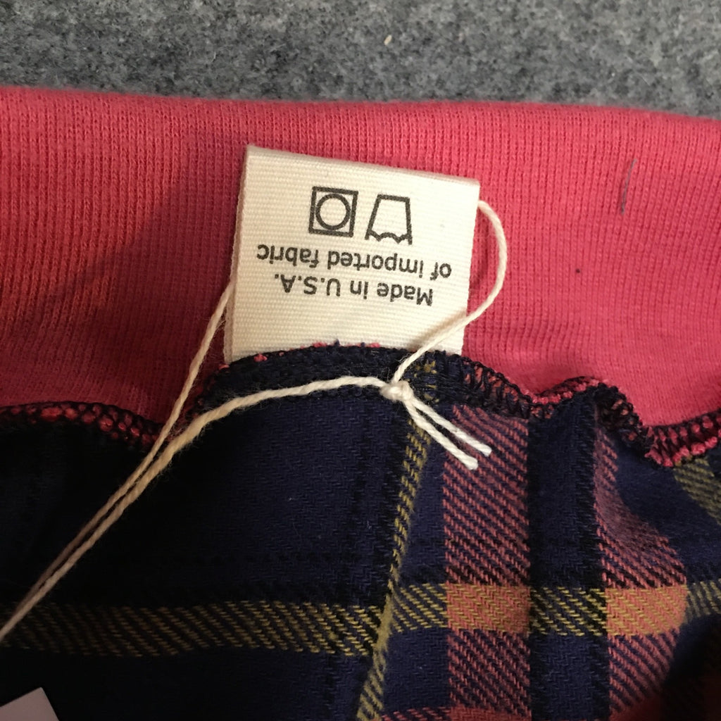 Midi Flannel Plaid Skirt (4)