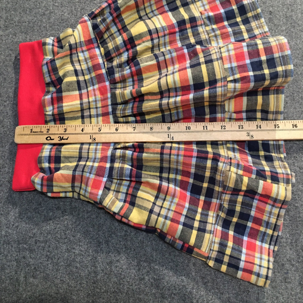 Midi Cotton Plaid Skirt (2)