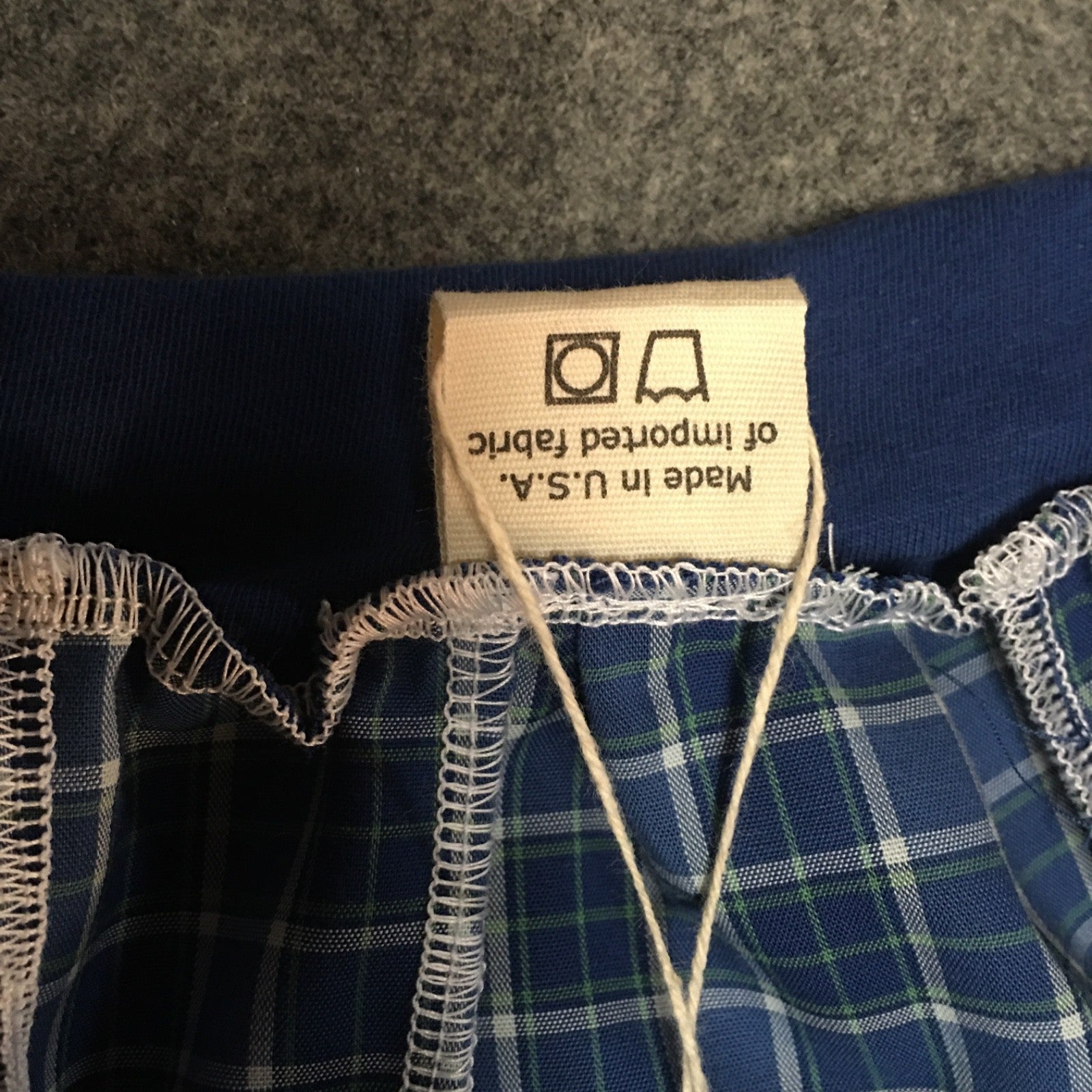 Midi Cotton Plaid Skirt (6-7)