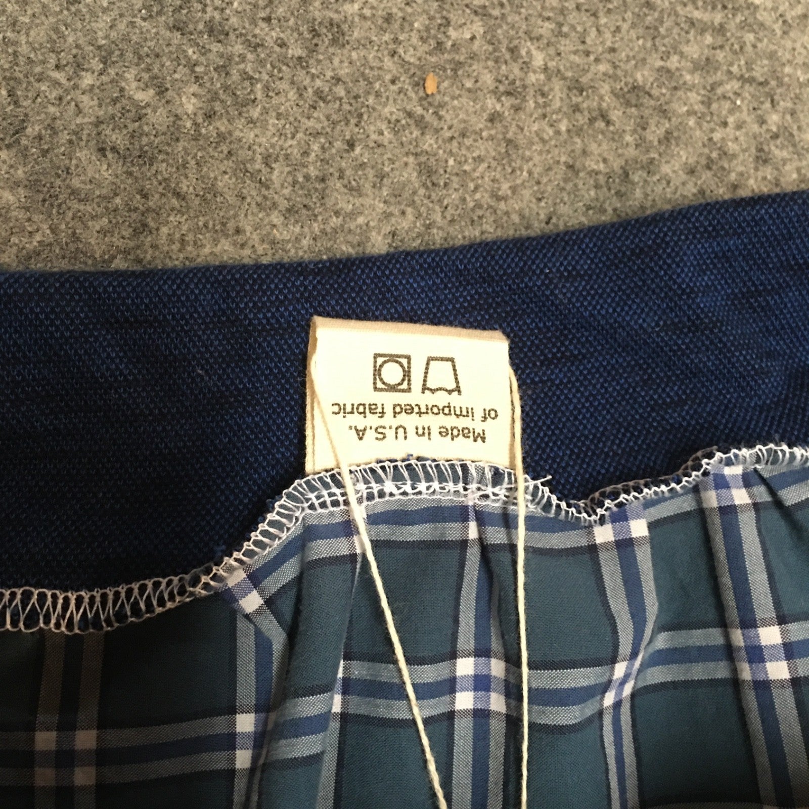 Maxi Cotton Plaid Skirt (4-5)