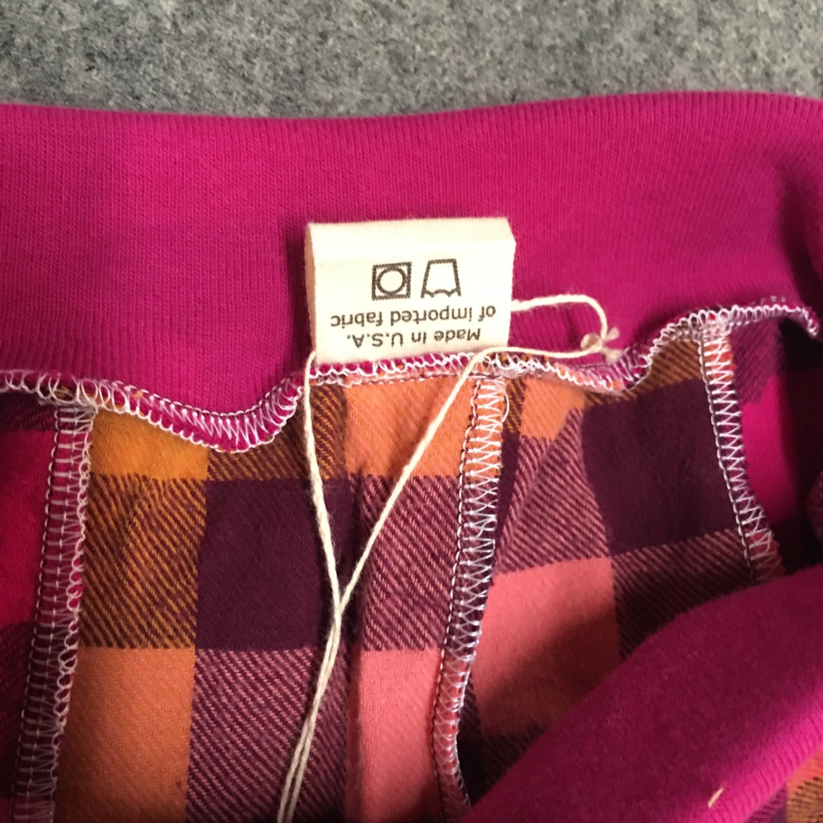Maxi Flannel Checkered Skirt (4)