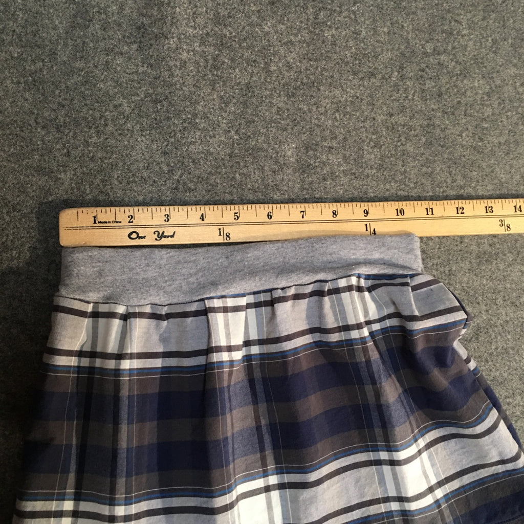 Maxi Cotton Plaid Skirt (6-7)