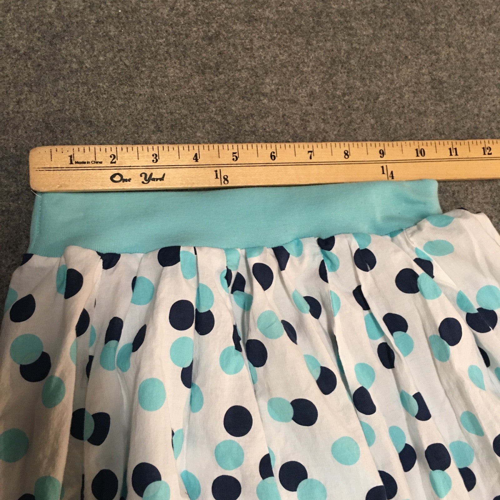 Midi Cotton Polka Dot Skirt (6)