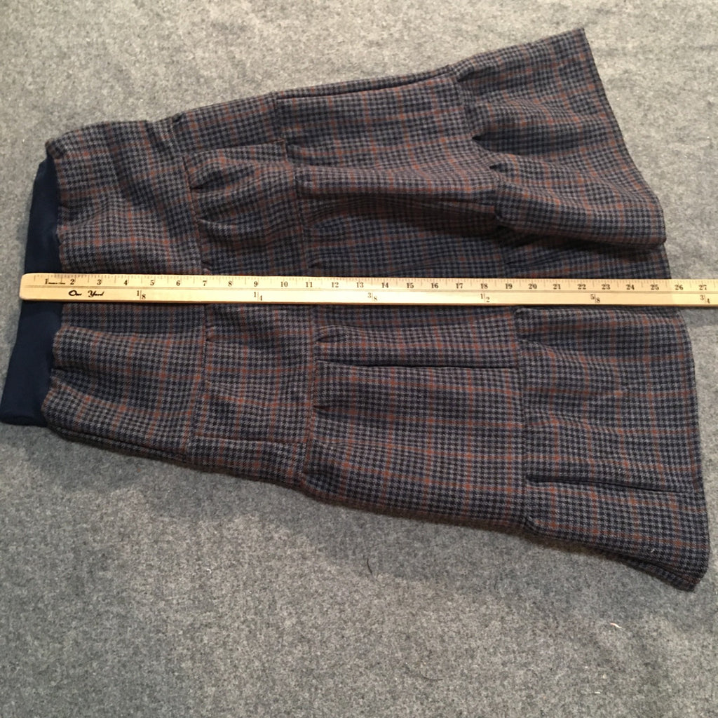Maxi Wool Checkered Skirt (8)
